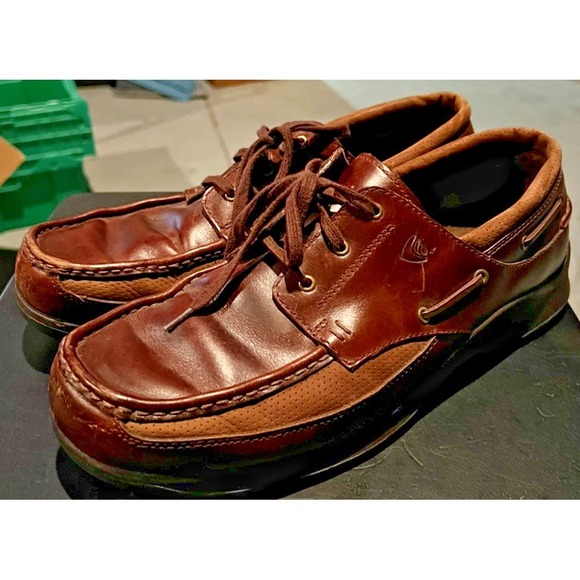 Irish Setter Red Wing Brown Leather Oxford Navigator Deck Shoes Sz (11.5) - Picture 8 of 9